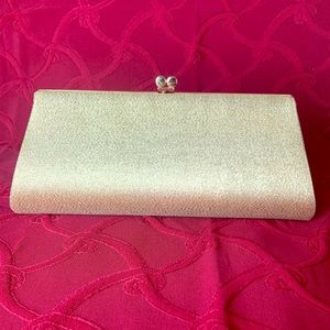Vintage 1960s ladies gold clutch
